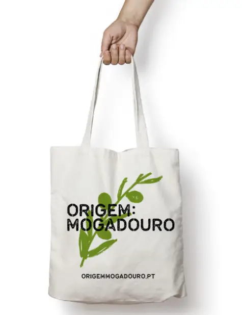 saco de algodão "oliveira"