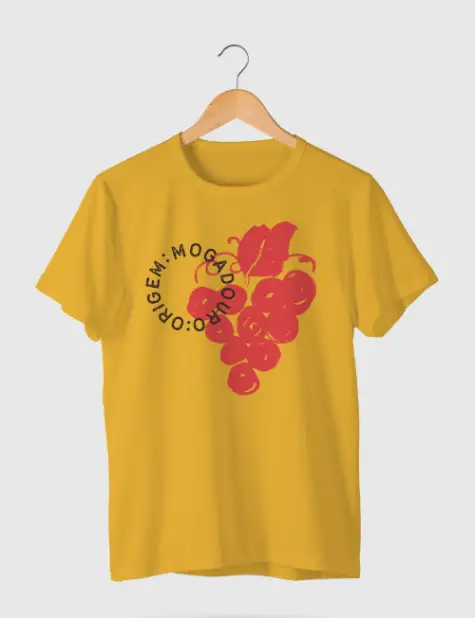 t-shirt,uva,adulto,decote redondo,personalizada com ícone,marca ORIGEM:MOGADOURO