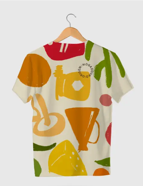 iconografia exclusiva,marca ORIGEM:MOGADOURO,decote redondo,personalizada,t-shirt para adulto