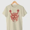 chocalheiro de bemposta,ícone da máscara,t-shirt personalizada,com decote redondo,exclusivo da marca ORIGEM:MOGADOURO,para adulto
