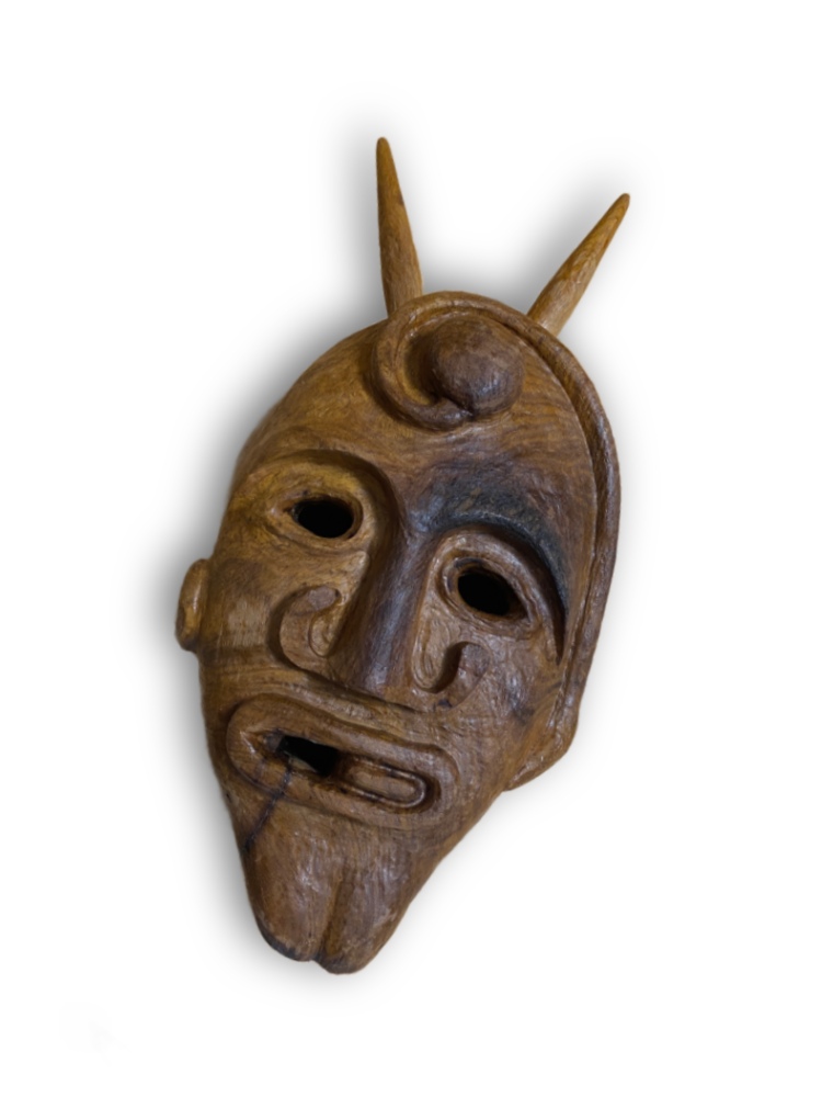 máscara do chocalheiro de bemposta (manuel falcão)