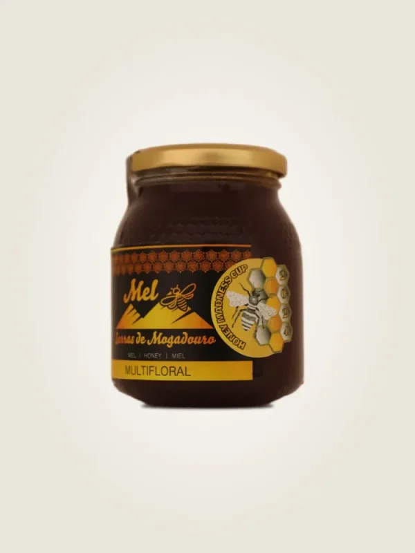 mel multifloral,textura sedosa,agradável,sabor inesquecível,cor escura,mel escuro,serras de mogadouro