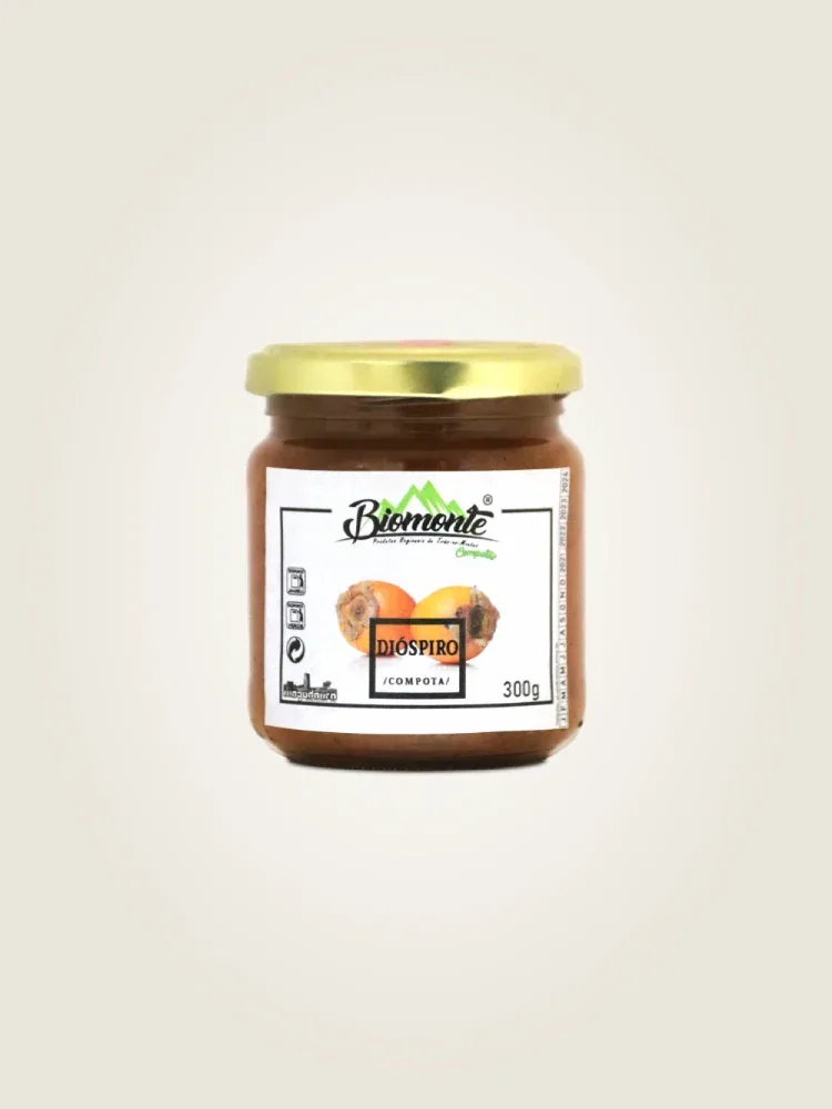 compota,dióspiro,confeccionada,ingredientes frescos